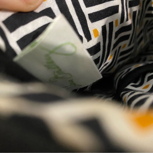 Vera Bradley Black Quilted Crossbody Purse - Picture 9 of 14